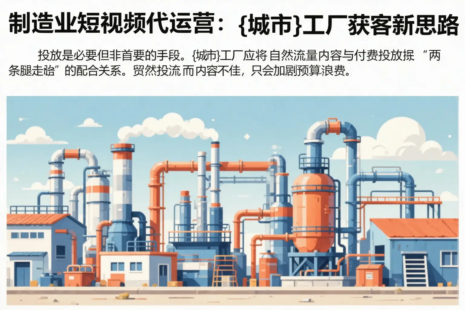 制造业短视频代运营：岚县工厂获客新思路